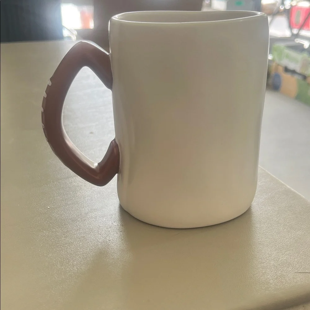 Rae Dunn 'Game Day' Mug in Cream and Brown - Picture 4 of 5